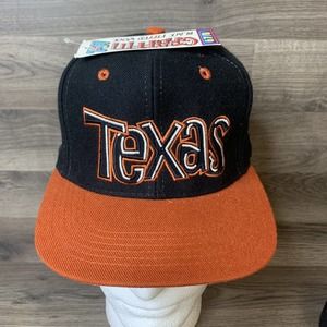 NWT Vintage 90s Texas Longhorns Top Of The World TOW Graffiti Hat Cap Size 6 7/8